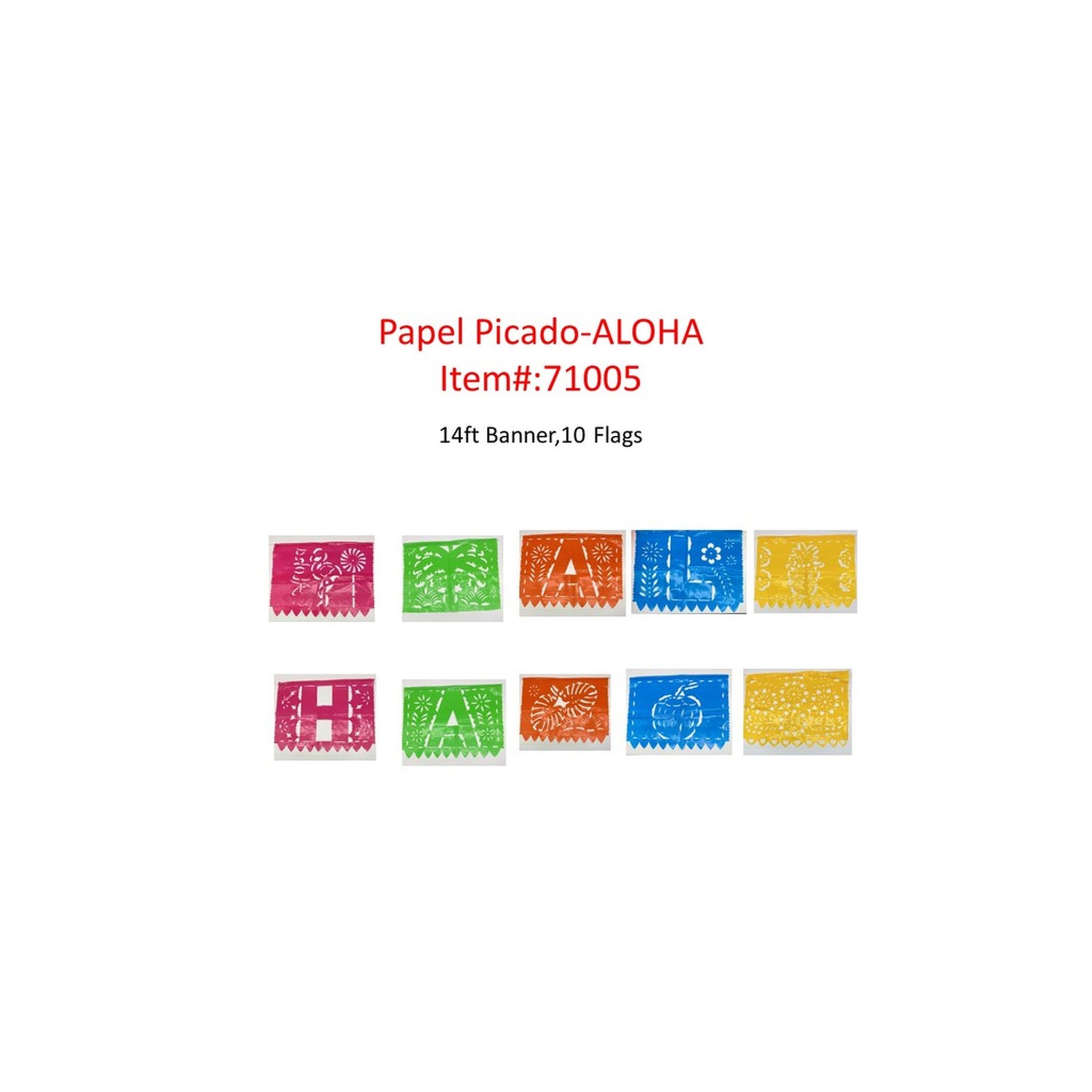 Papel Picado Aloha